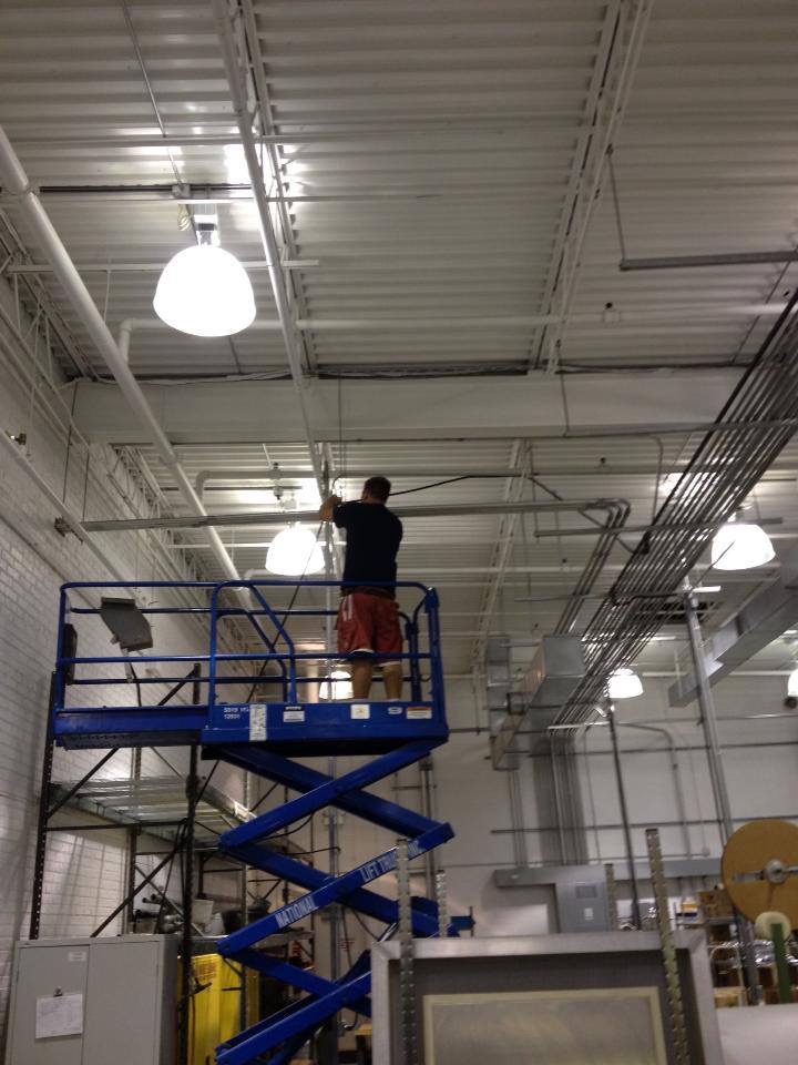 commercial lighting install 2