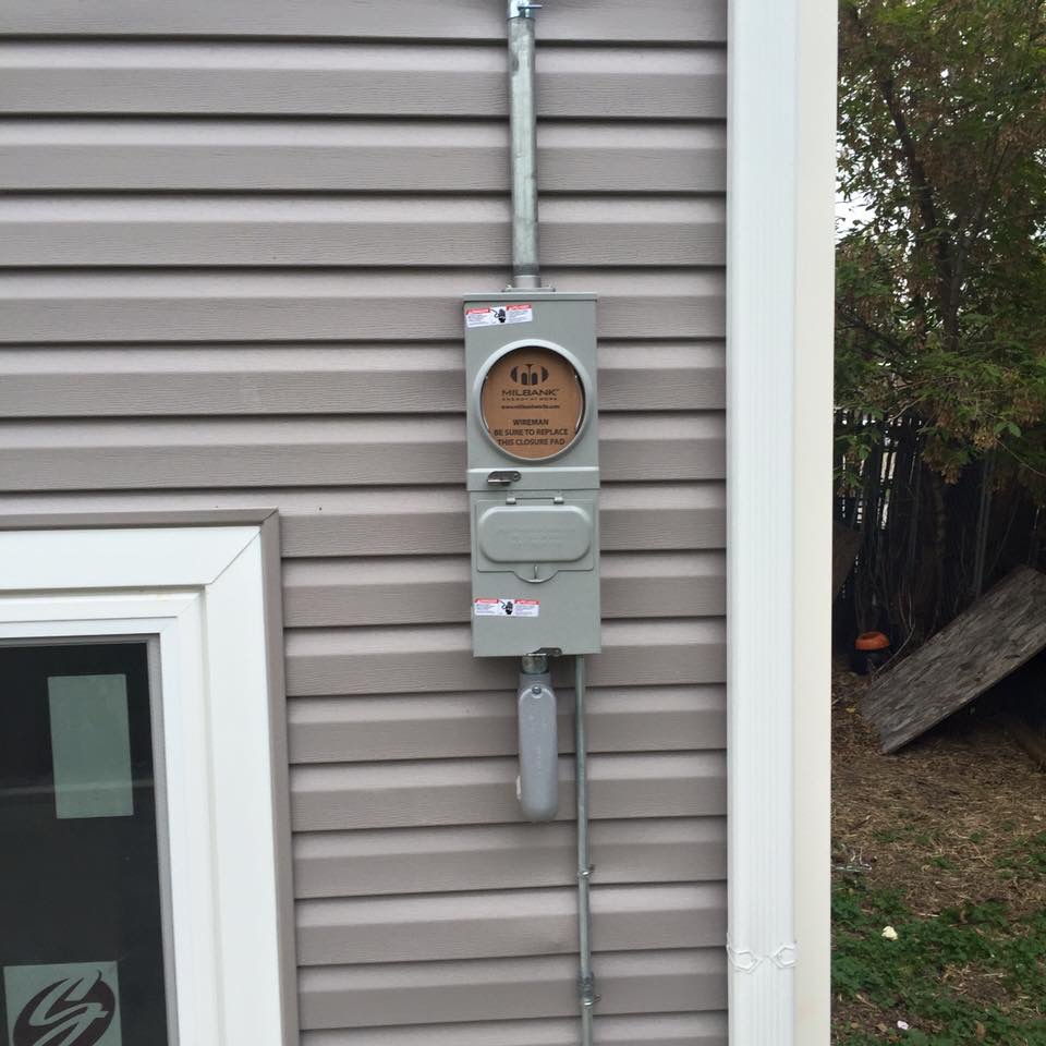 New Electric Meter Install